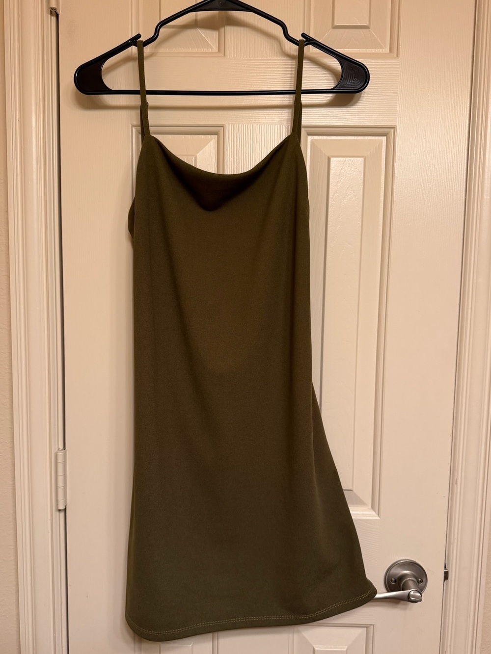 Urban Outfitters Olive Green Stretch Mini Dress